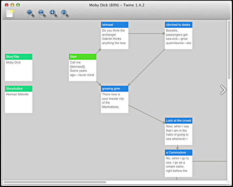 Figure 1 : l'éditeur de la version 1.4.2.