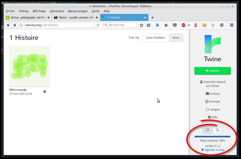 Figure 4 : la version en ligne